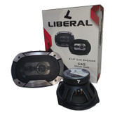 اسپیکر پشت خودرو لیبرال مدل Li-6975 سایز 6x9 اینچ بسته دوعددی