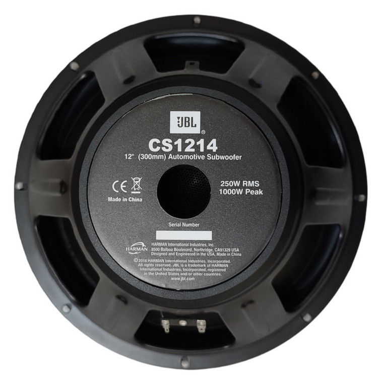 ساب ووفر خودرو جی بی ال مدل CS1214