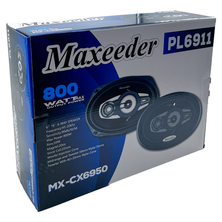 اسپیکر پشت خودرو مکسیدر مدل PL-6911 سایز 6x9 اینچ بسته دو عددی